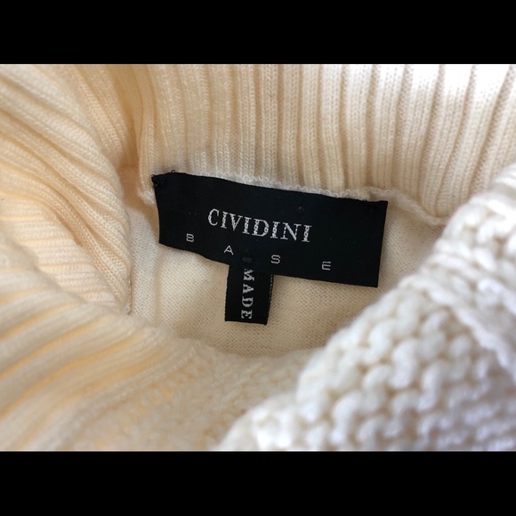 CIVIDINI merino mock neck sleeveless sweater - Picture 8 of 9